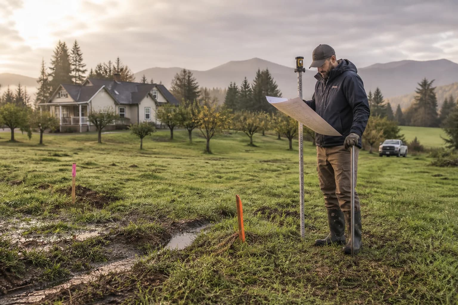 Illustrative field assessment on a Fraser Valley acreage